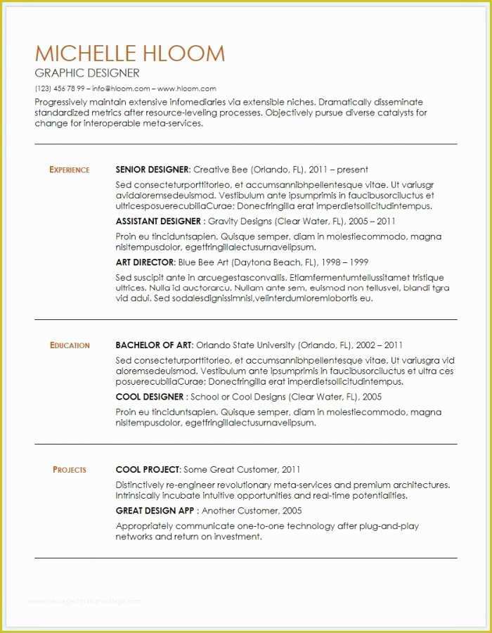 Free Stylish Resume Templates Of Free Stylish Resume Templates Download Resume Resume