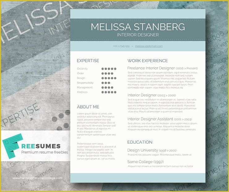 Free Stylish Resume Templates Of Stylish Cv Template Freebie the Modern Day Candidate