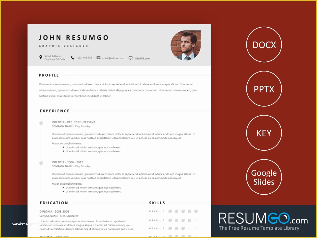 Free Stylish Resume Templates Of Zopyros – Stylish Resume Template Resumgo