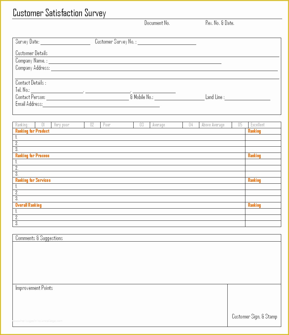 Free Survey Template Word Of 21 Free Satisfaction Survey Template Word Excel formats