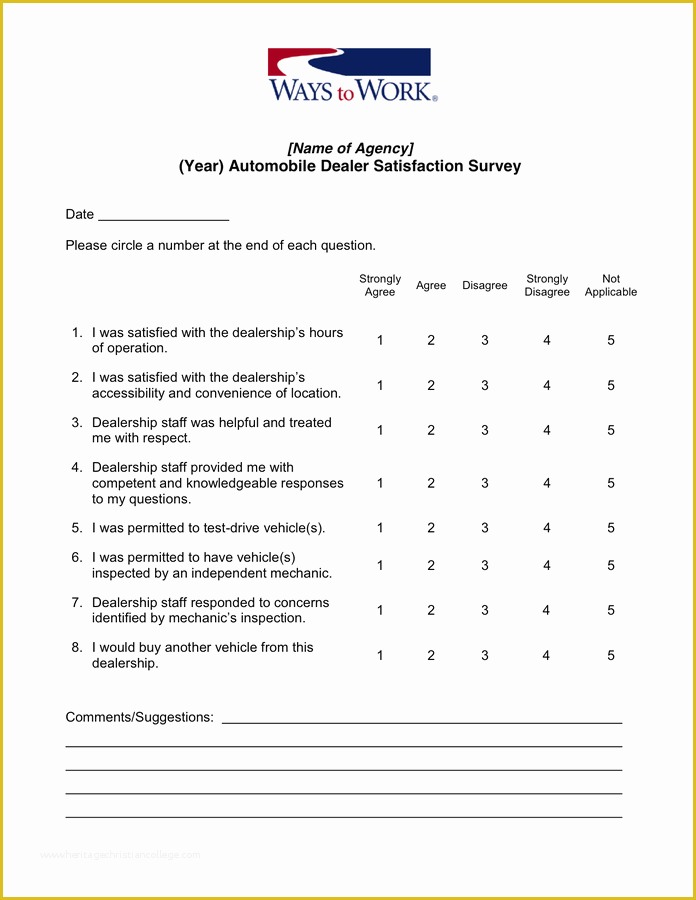 Customer Satisfaction Survey Template Word Hot Sex Picture