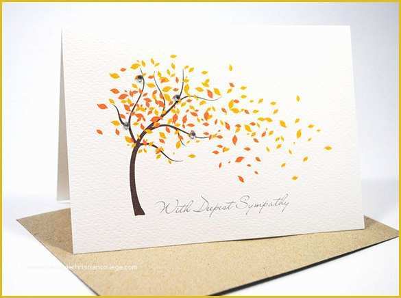 Free Sympathy Thank You Card Templates Of 17 Sympathy Card Templates Psd Ai Google Docs Apple