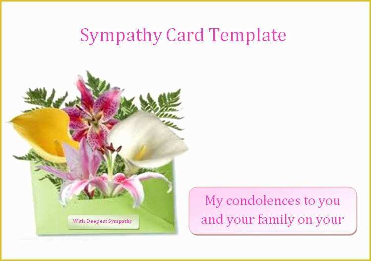 Free Sympathy Thank You Card Templates Of 7 Best Of Bereavement Templates Printable Free