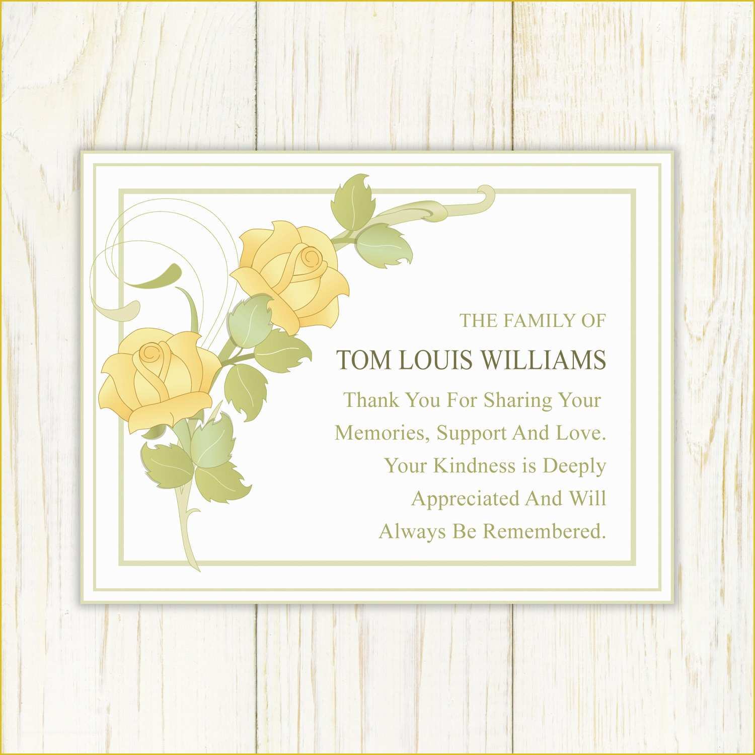 56 Free Sympathy Thank You Card Templates Heritagechristiancollege