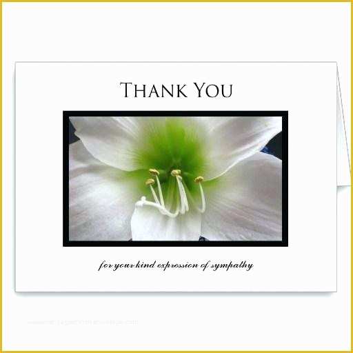 Free Sympathy Thank You Card Templates Of Cream with Blue Floral Pattern Funeral Thank You Card