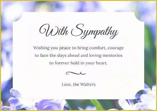 Free Sympathy Thank You Card Templates Of Cream with Blue Floral Pattern Funeral Thank You Card