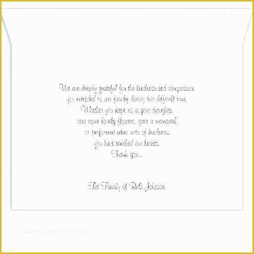 Free Sympathy Thank You Card Templates Of Funeral Cards Designs Sympathy Thank You Card Template