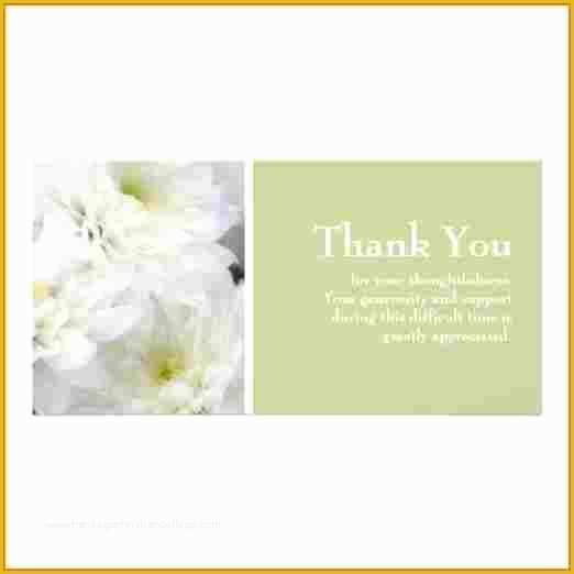 Free Sympathy Thank You Card Templates Of Sympathy Card Template
