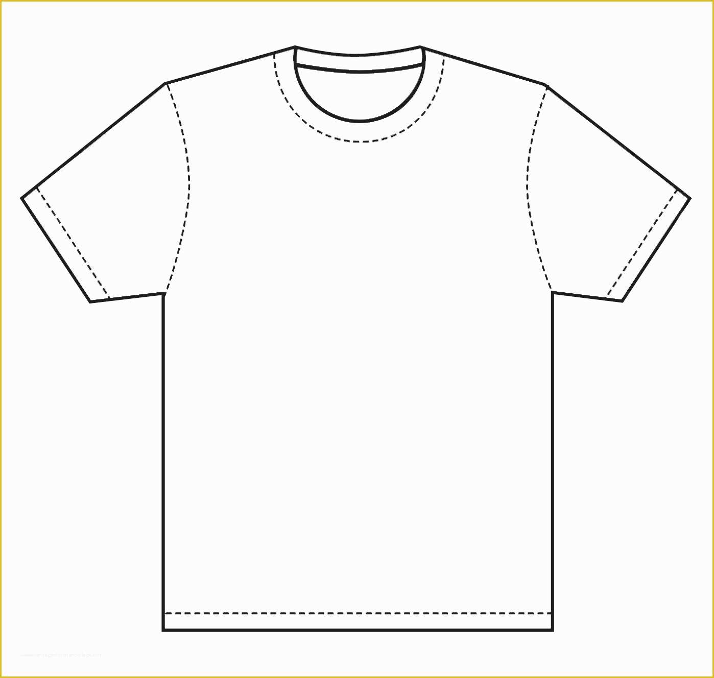 Free T Shirt Design Template Of Blank T Shirt Coloring Page thekindproject