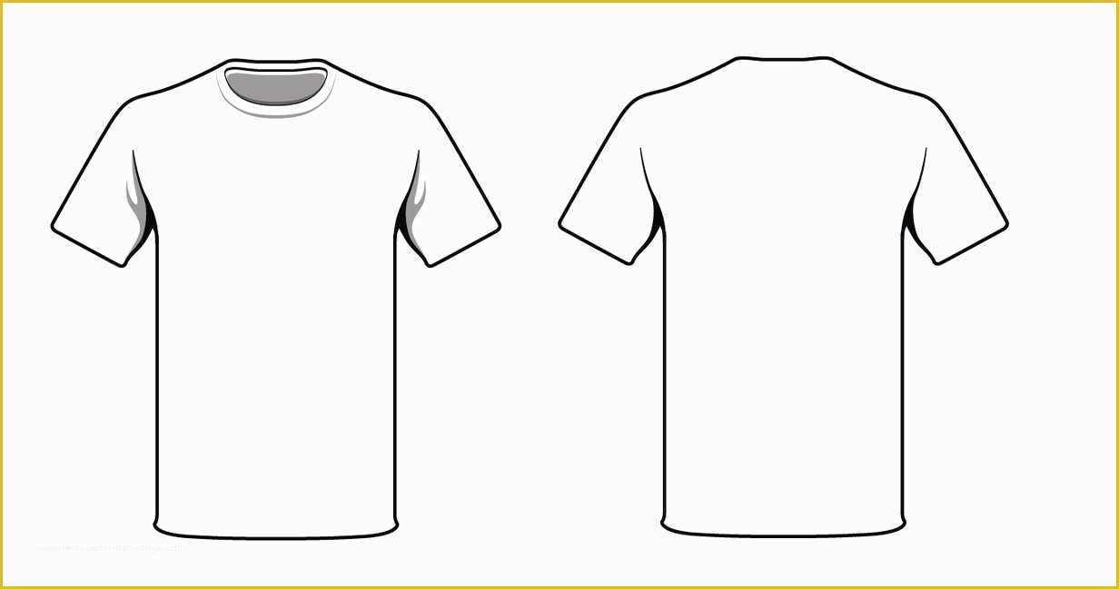 Free T Shirt Design Template Of Blank Tshirt Template