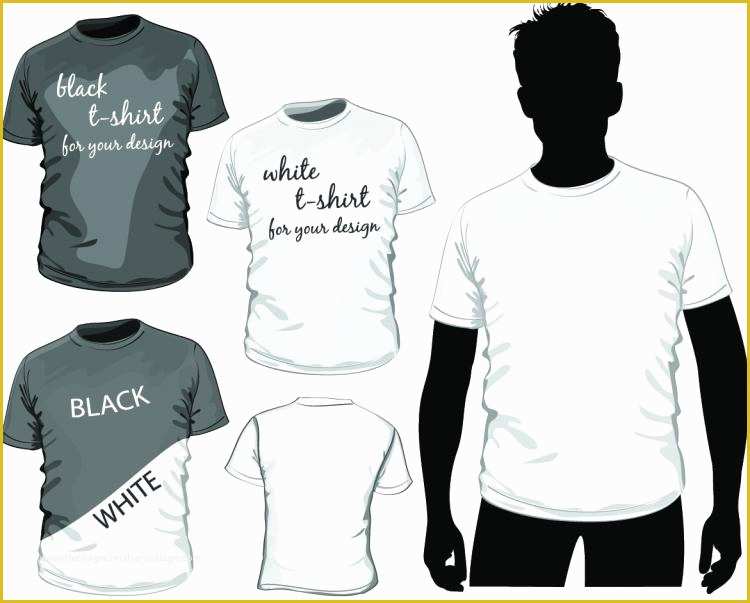 Free T Shirt Design Template Of Fine Tshirt Template 01 Vector Free Vector 4vector