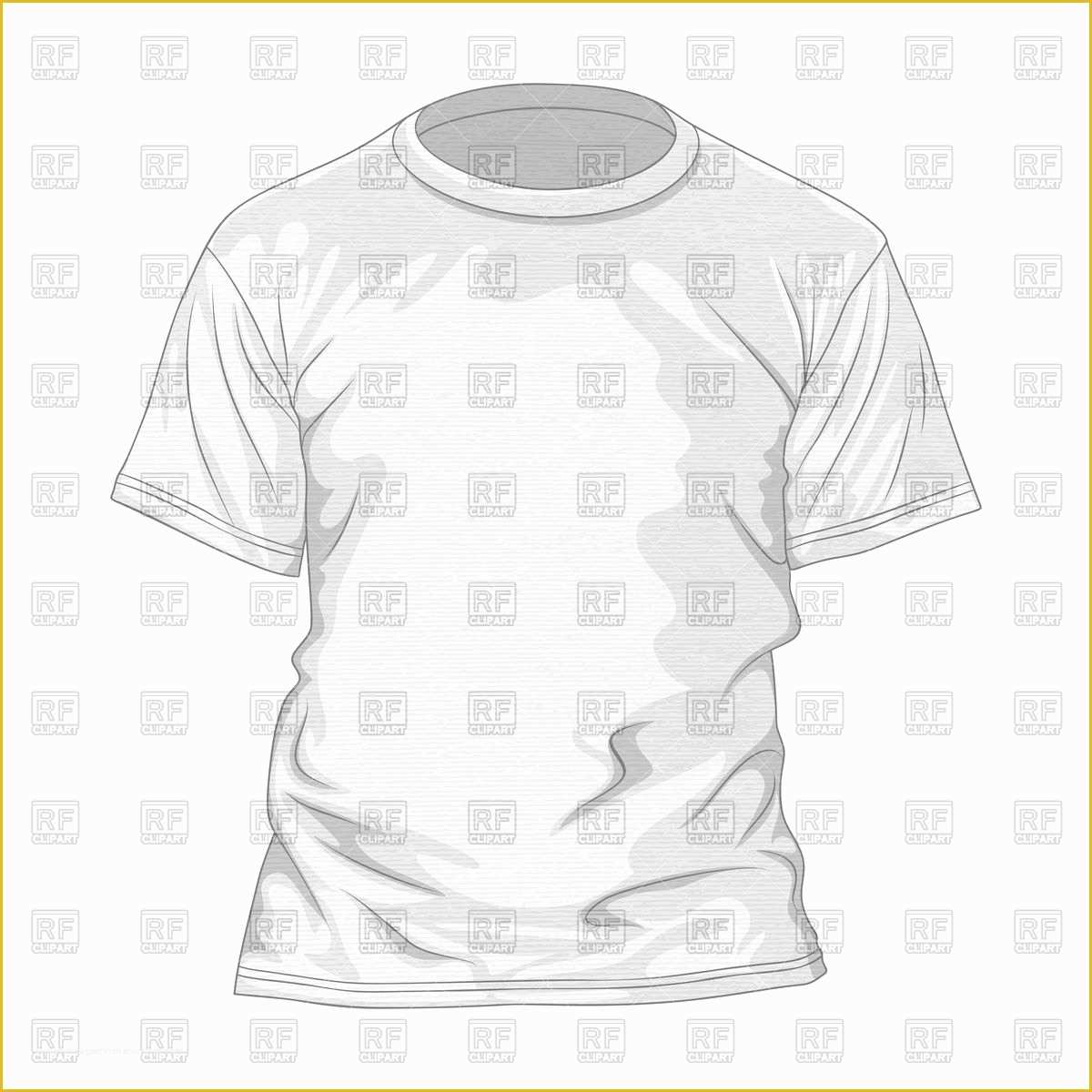 Free T Shirt Design Template Of White Textured T Shirt Design Template Vector Clipart
