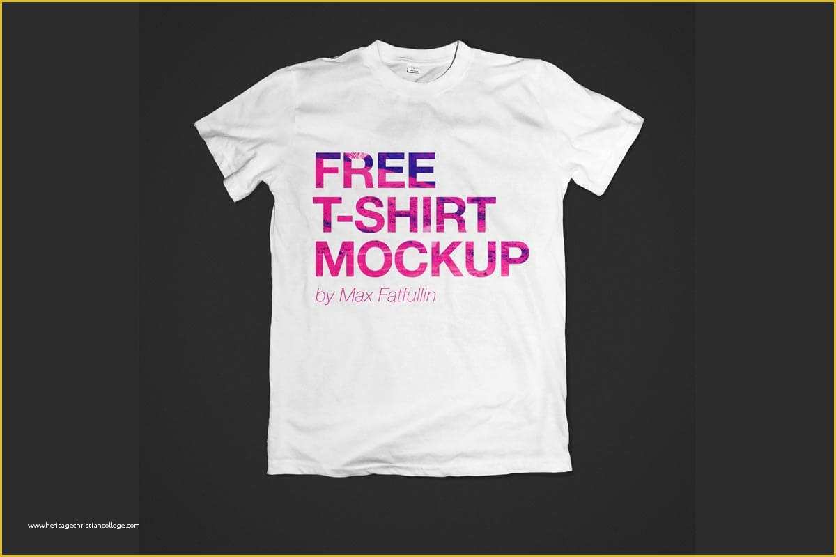 Free T Shirt Mockup Template Of Free T Shirt Mockup for Designers ...