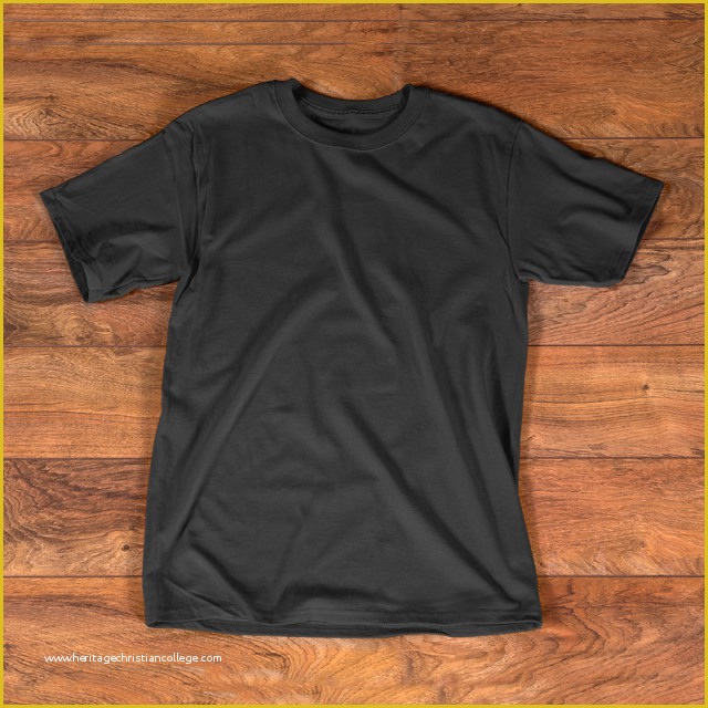 Free T Shirt Mockup Template Of T Shirt Black Mockup Template for Free Download On Tree