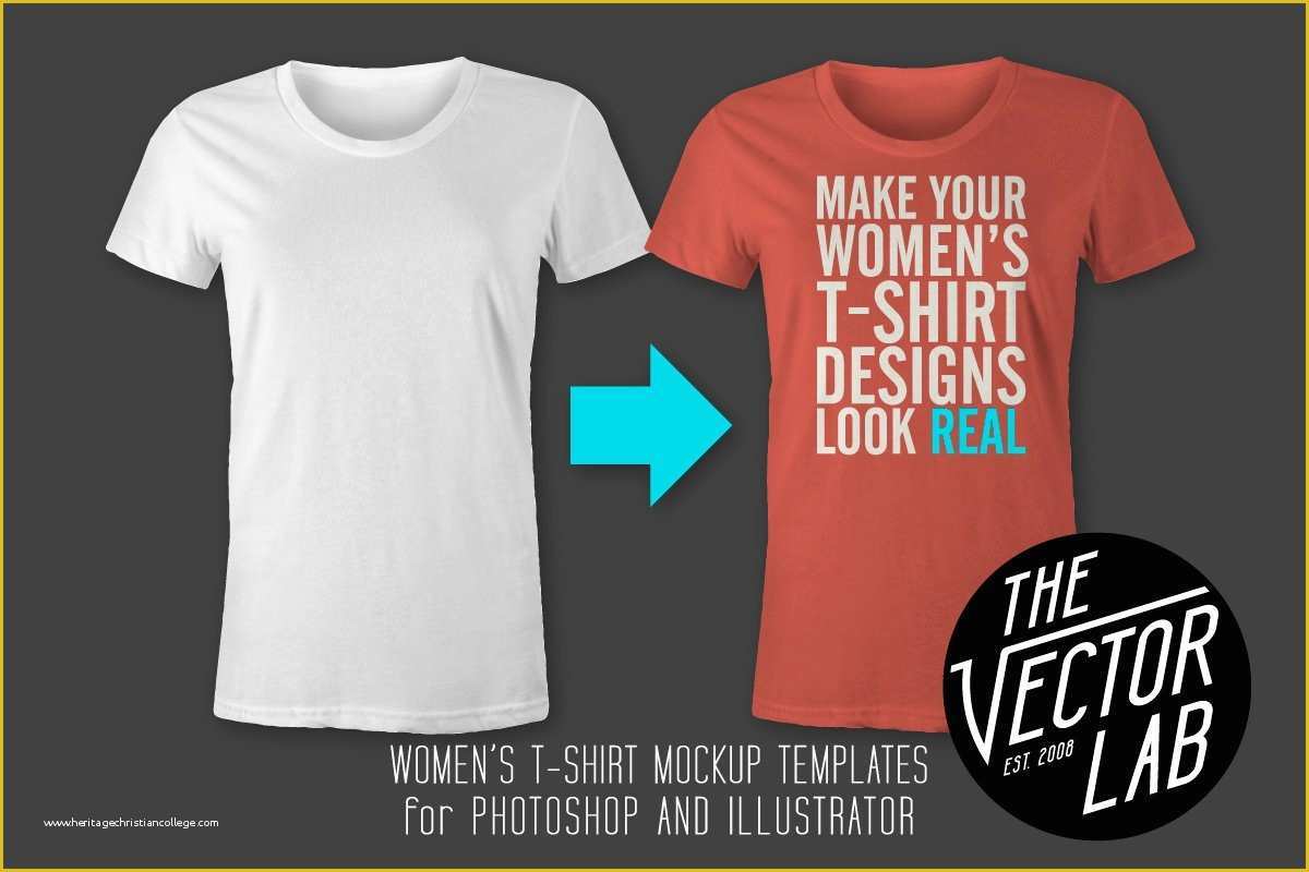 Free T Shirt Mockup Template Of Women S T Shirt Mockup Templates Product Mockups