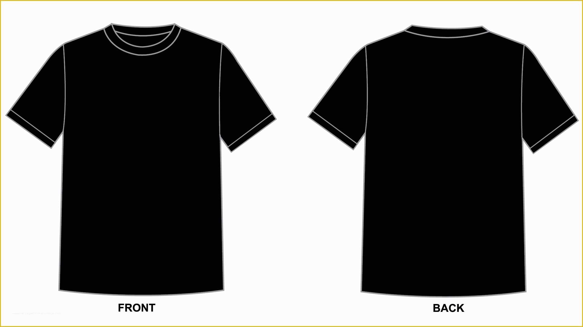 Free T Shirt Template Of Blank Tshirt Template Black In 1080p Hd Wallpapers