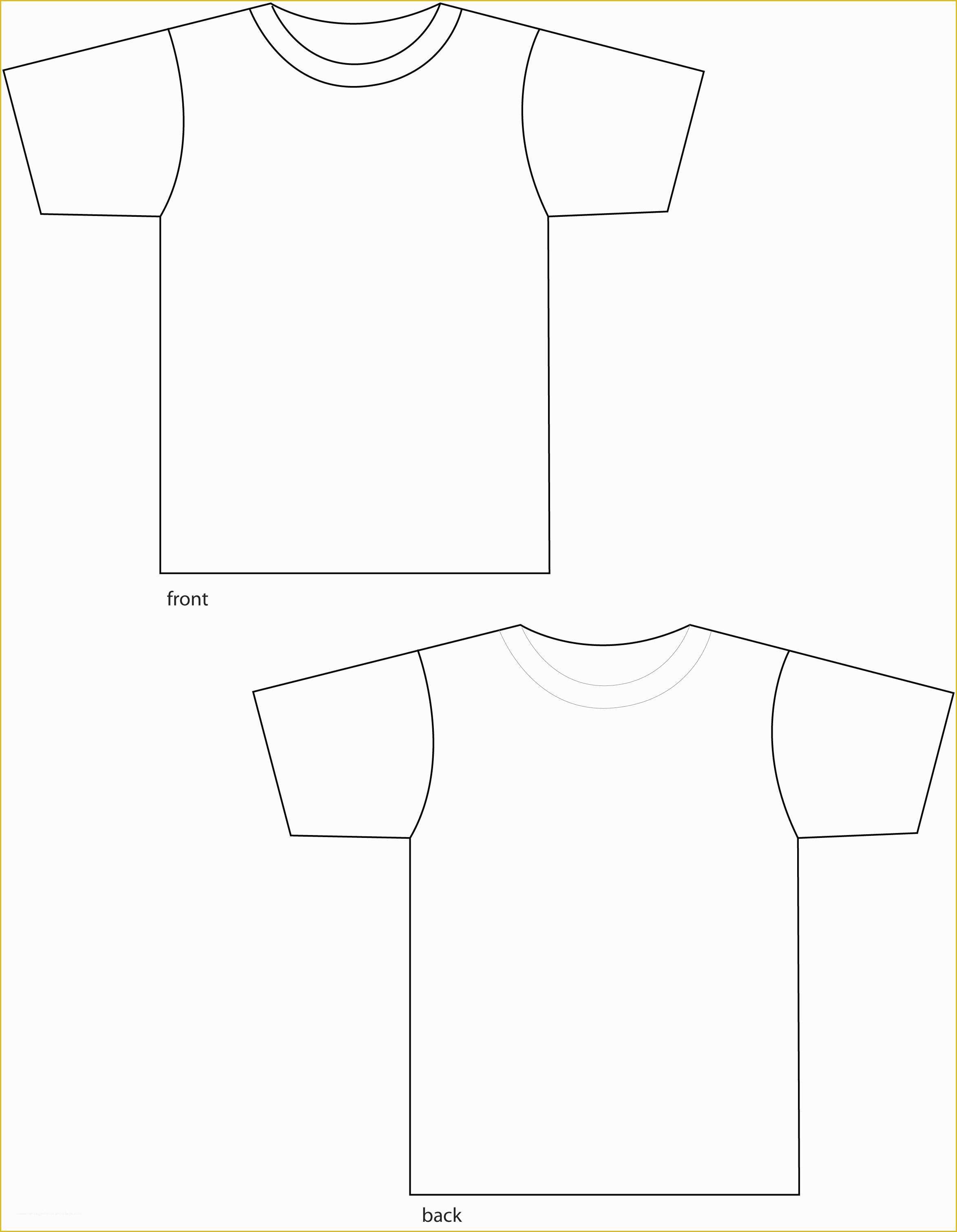 44 Free T Shirt Template | Heritagechristiancollege