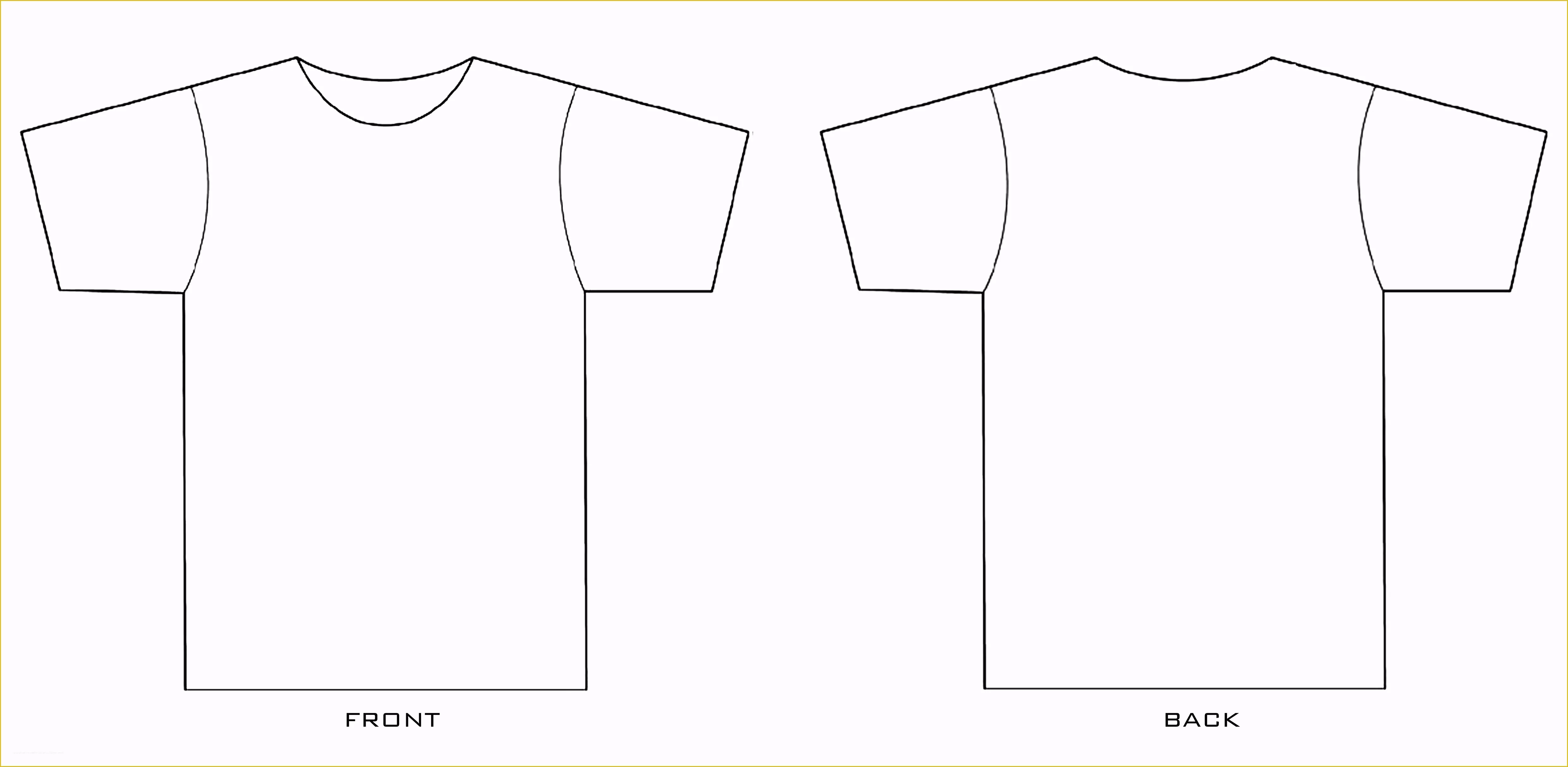 Free T Shirt Template Of Free T Shirt Template Download Free Clip Art