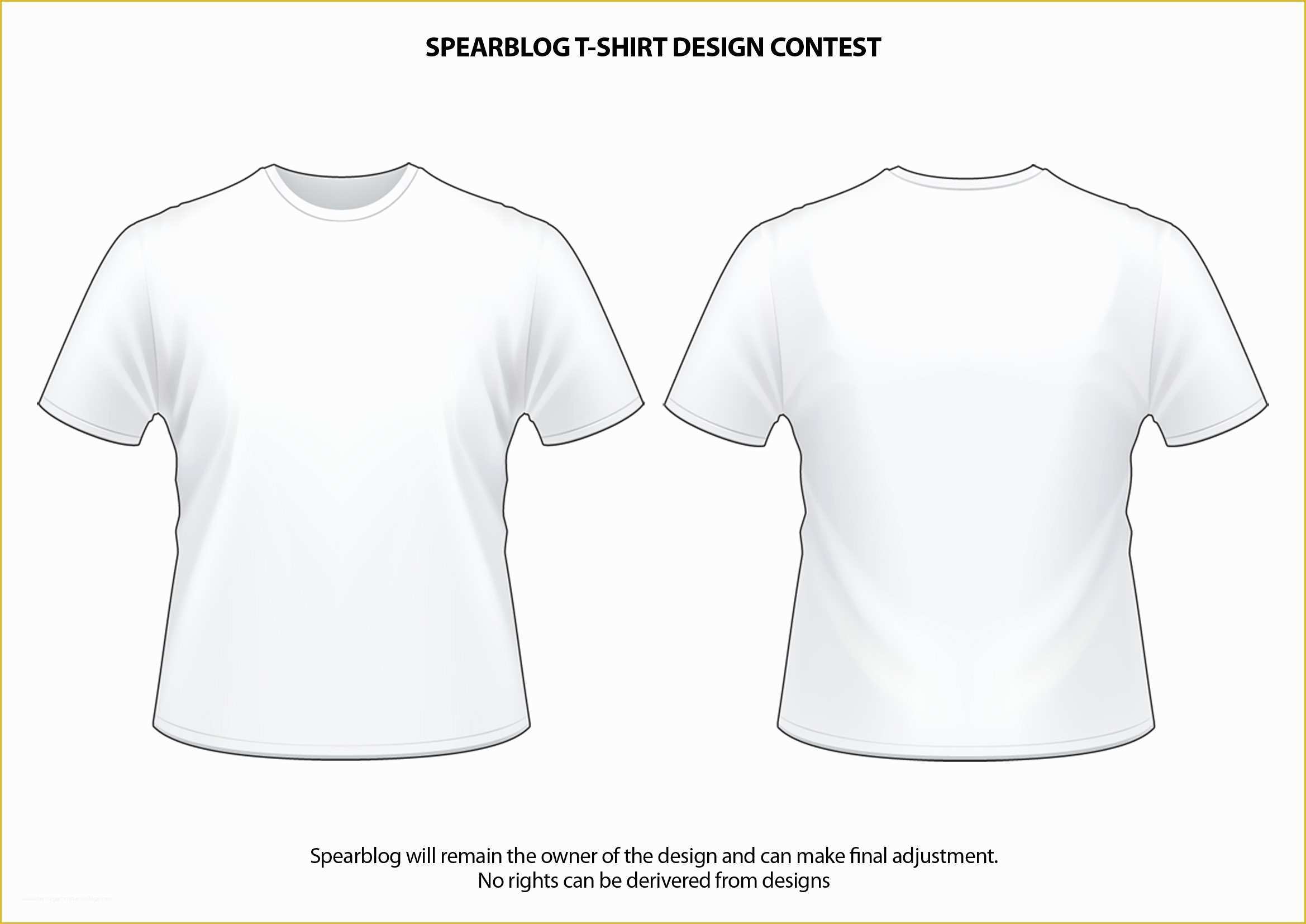 Free T Shirt Template Of T Shirt Design Template