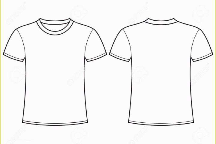 Free T Shirt Template Of T Shirt Template