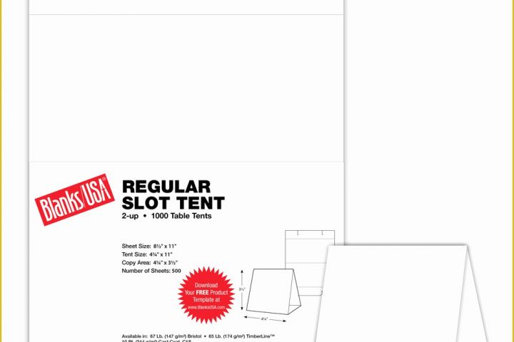 Free Table Tent Template Of 4×6 Table Tent Template