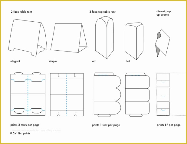 Free Table Tent Template Of Free Printable Table Tent Card Template