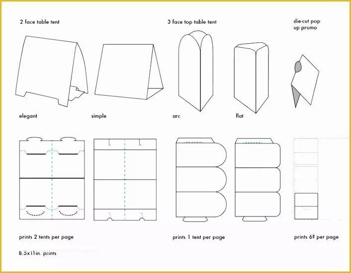 Free Table Tent Template Of Free Table Tent Template &amp; Table top Template Cabaret Tri