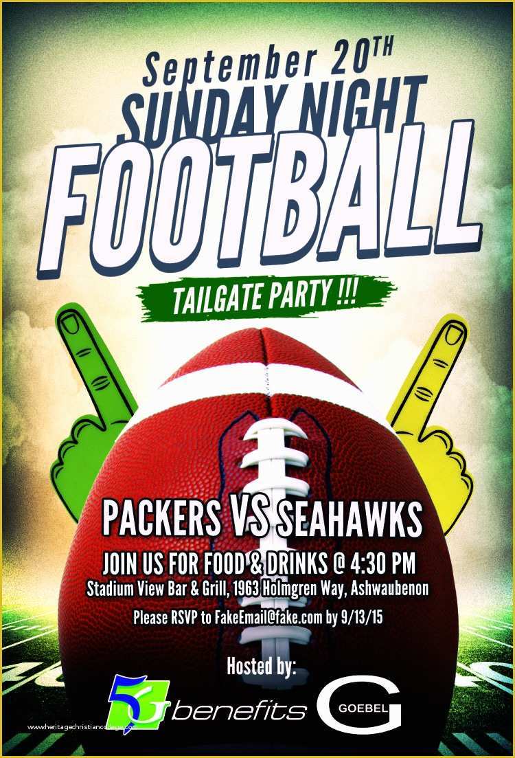 Free Tailgate Party Flyer Template Of Tailgate Flyer Bindrdn Waterefficiency