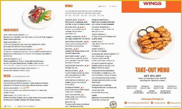 Free Take Out Menu Templates for Word Of 20 Take Out Menu Templates – Free Sample Example format