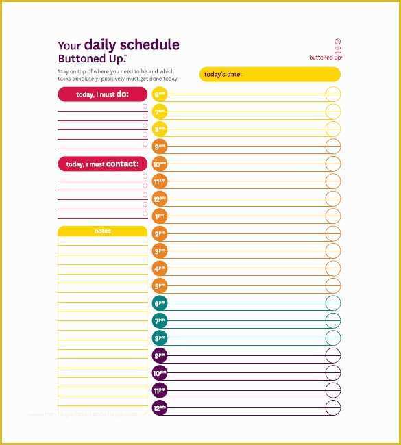 Free Task Template Of Daily Task List Templates 8 Free Sample Example