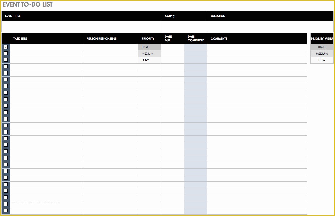 Free Task Template Of Free Task and Checklist Templates