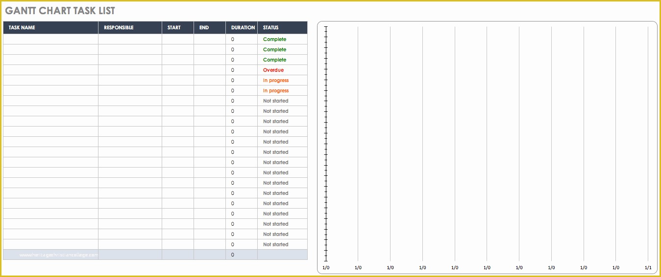 Free Task Template Of Free Task and Checklist Templates