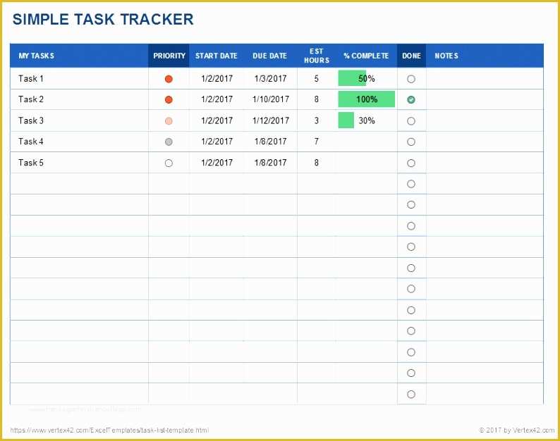 Free Task Tracker Template Of 12 Tracking Excel Template Exceltemplates Exceltemplates