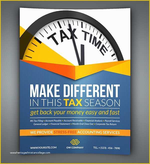 Free Tax Preparation Flyers Templates Of 27 In E Tax Flyer Templates Free & Premium Download