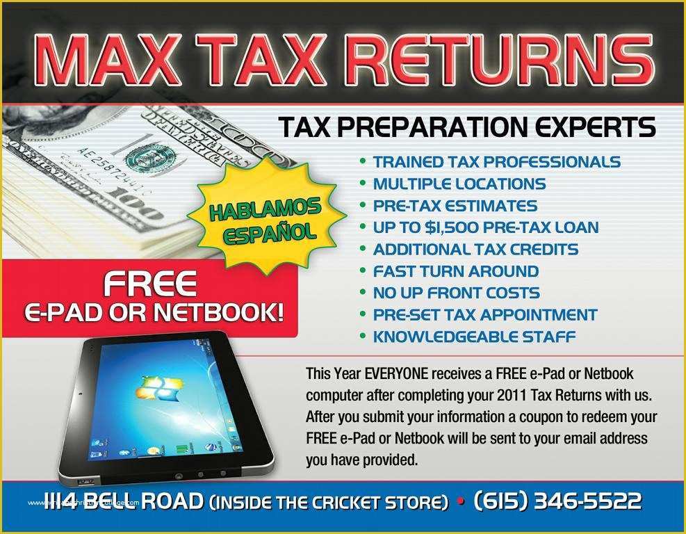 Free Tax Preparation Flyers Templates Of Shop Template is Designed Specifically for Anyone