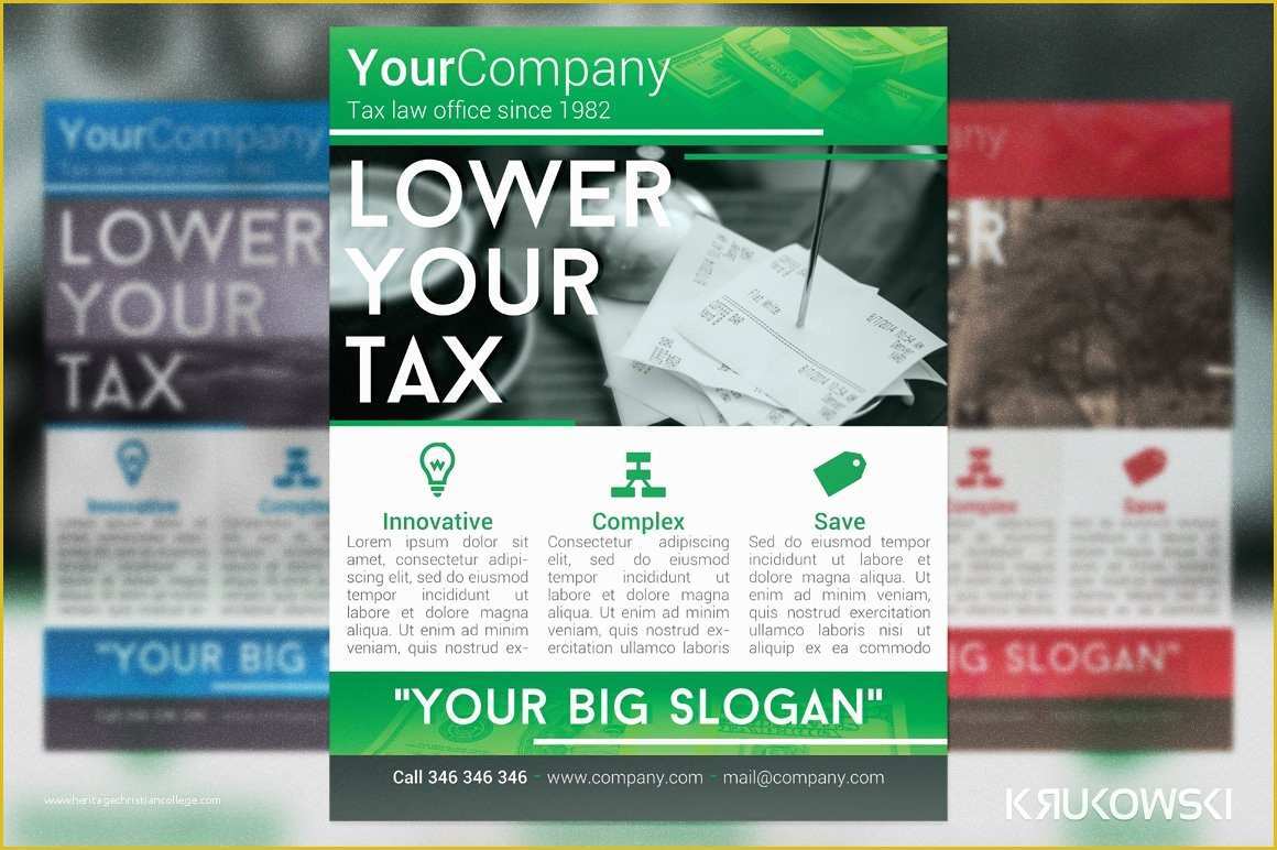 Free Tax Preparation Flyers Templates Of Tax Office Flyer Flyer Templates Creative Market