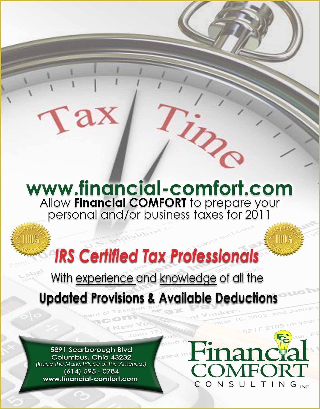 gimp flyer template tax preparation