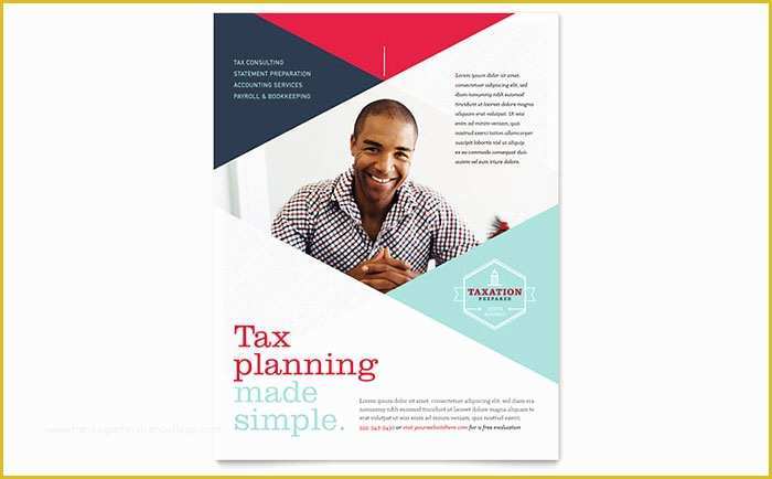 Free Tax Preparation Flyers Templates Of Tax Preparer Flyer Template Design