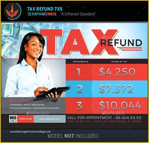 Free Tax Preparation Flyers Templates Of Tax Refund Flyer Template by Seraphimchris