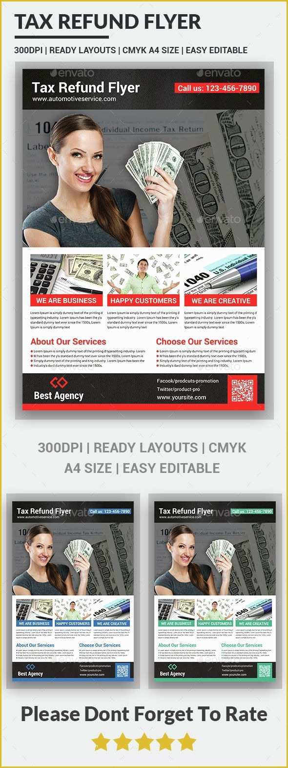 Free Tax Preparation Flyers Templates Of Tax Refund Flyer Template In E Tax Flyers
