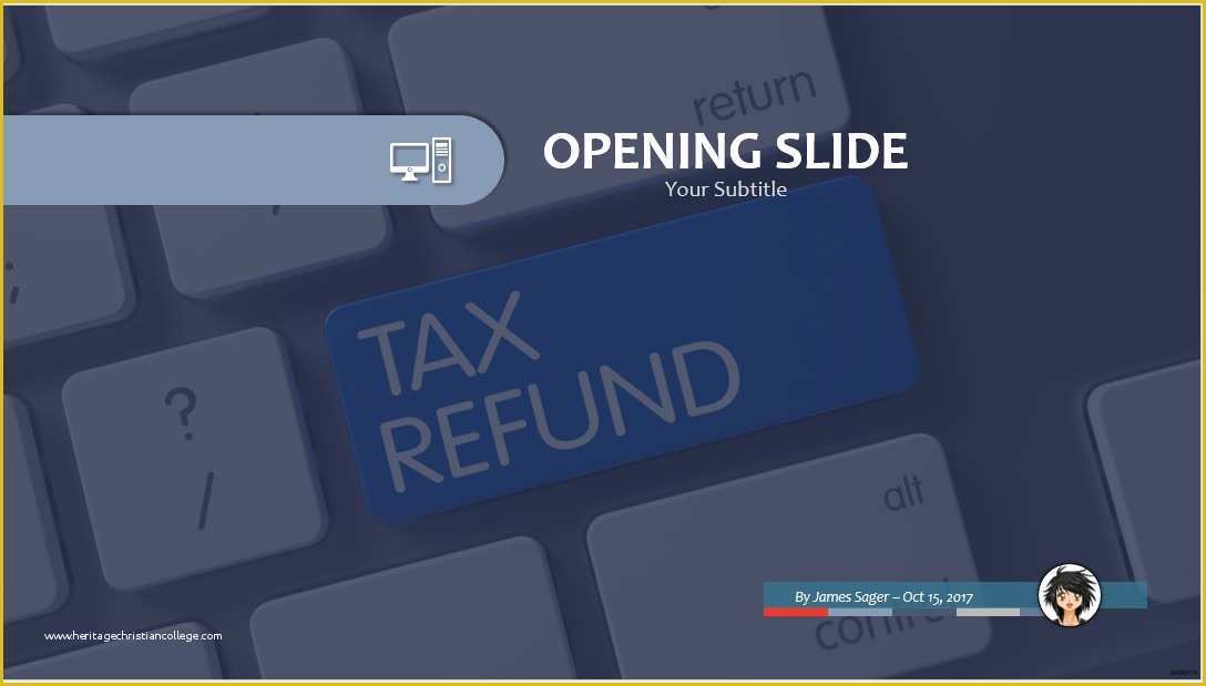 Free Tax Preparation Website Templates Of Free Tax Refund Powerpoint