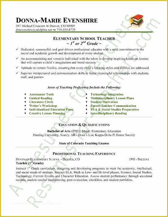 Free Teacher Cv Template Of 12 top Teacher Resume Samples Samplebusinessresume