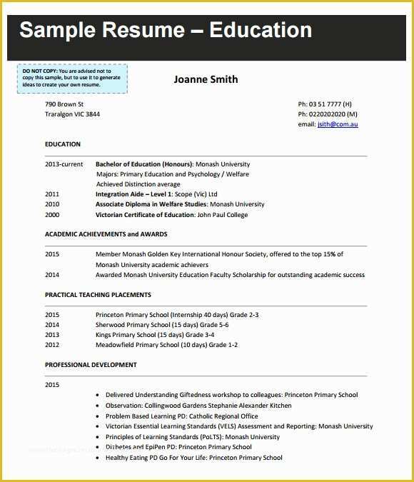 Free Teacher Cv Template Of 9 Teaching Cv Templates for Free Download