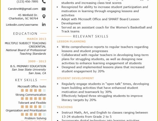 Free Teacher Cv Template Of Free Teacher Resume Template Microsoft Word Download Tag