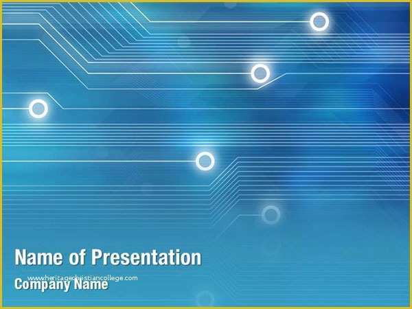 Free Technology Powerpoint Templates Of Abstract Technology Powerpoint Templates Abstract