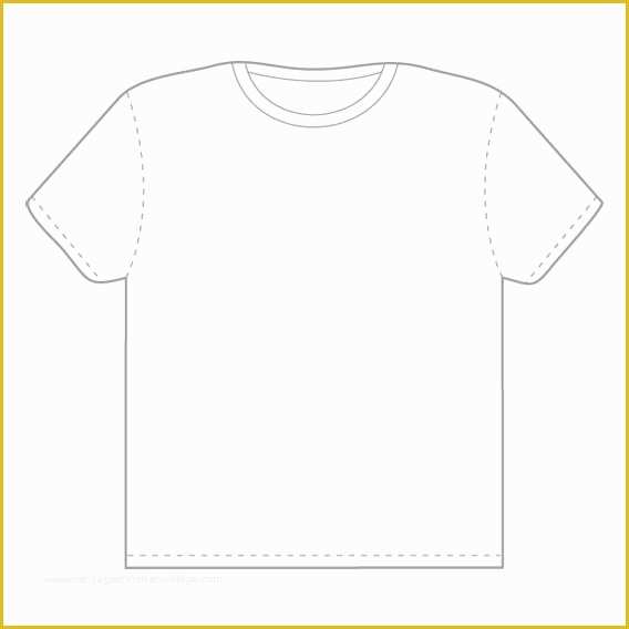 Free Tee Shirt Template Of 23 Free T Shirt Vector Template – Design Freebies