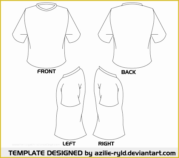 Free Tee Shirt Template Of Vector Blank Tshirt Template Front and Back