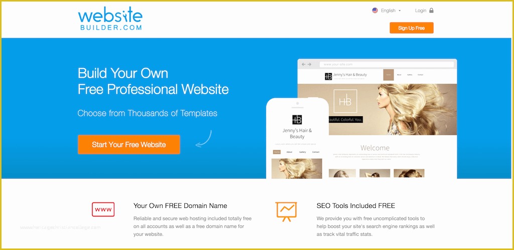 Free Template Builder for Websites Of top 6 Best Free Website Builders