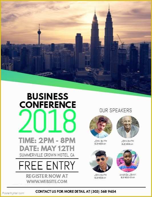 Free Template Flyers for events Of Business Conference Flyer Template