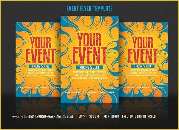 Free Template Flyers for events Of event Flyer Templates Free